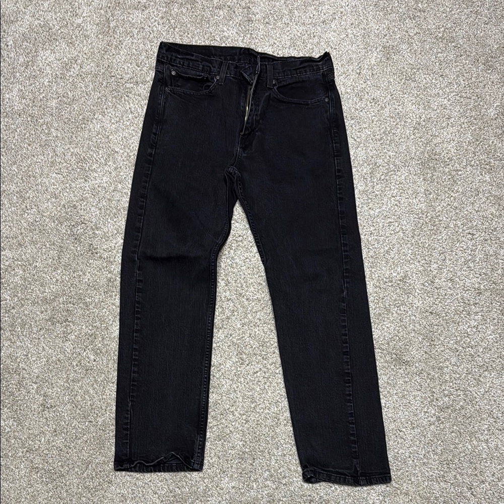 Levi's Black Straight Jeans Classic Style